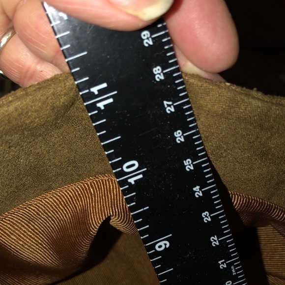 Scala brown suede bucket hat whipstitch stitching,milk chocolate color NWT - Picture 8 of 10